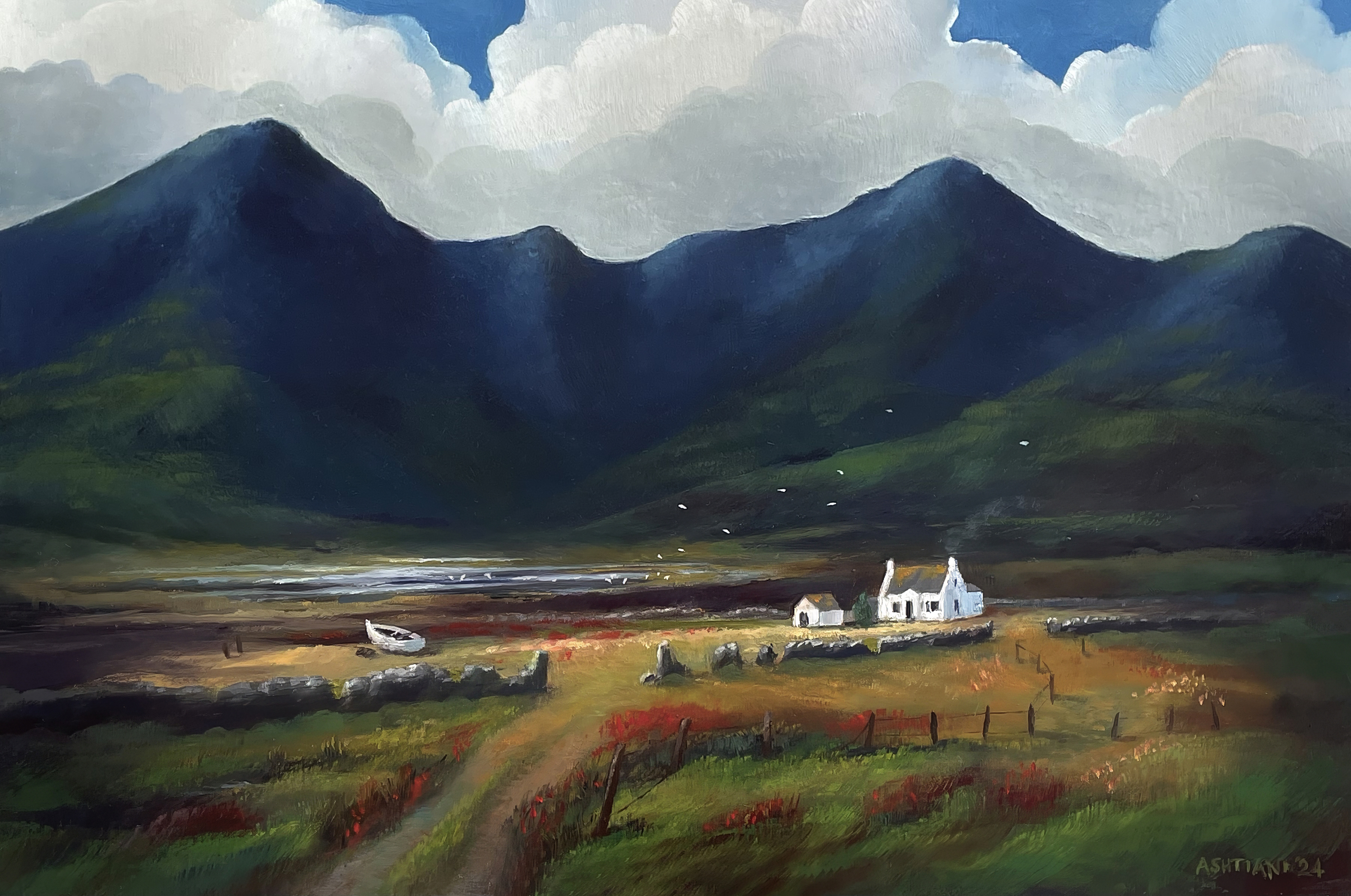 "Alone but not lonely - Isle of skye" £500 (Framed